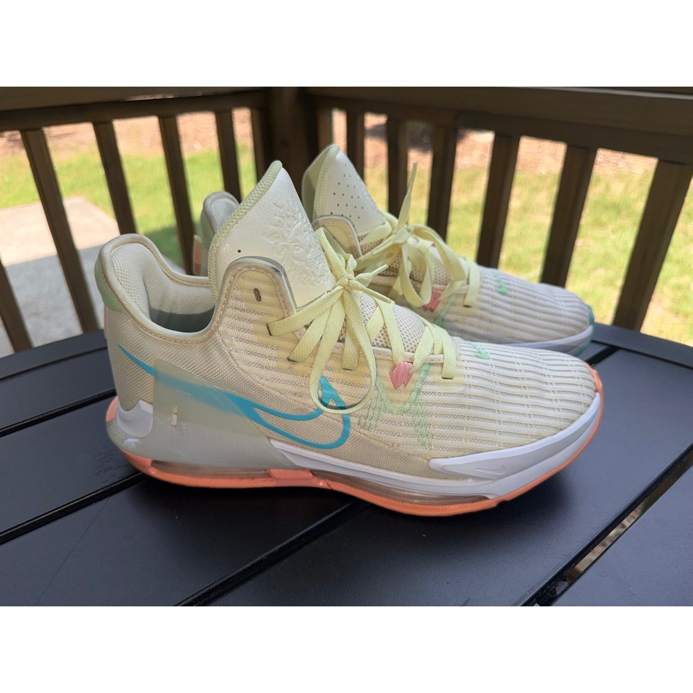 Nike LeBron Witness 6 Coconut Milk Pastel Mens Basketball Shoes Size‎ 11